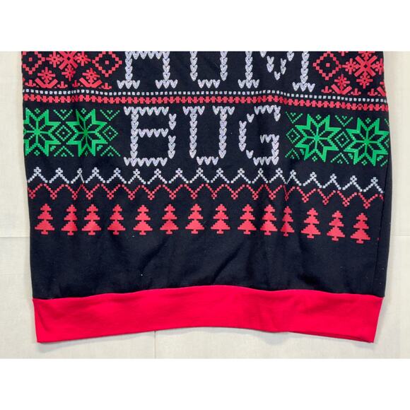 Bah Hum Bug Christmas Sweater Women’s XL Funny Holiday Ugly Sweater - Picture 14 of 14